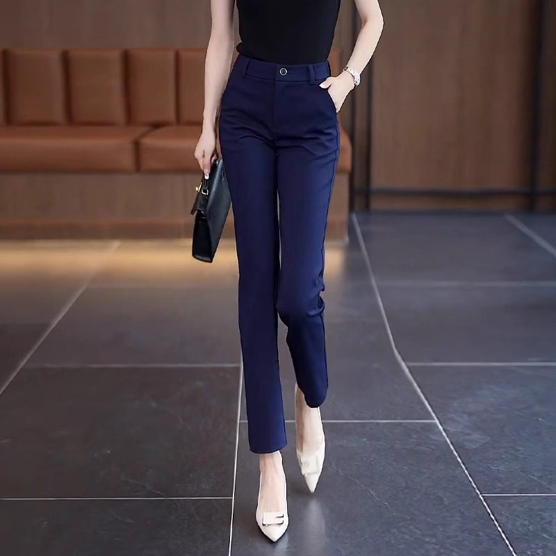 裤2024春秋季新款高级感职业直筒显瘦休闲烟管裤,女装/女士精品,大码裤装,淘宝优惠券,粉丝福利购,淘宝优惠卷