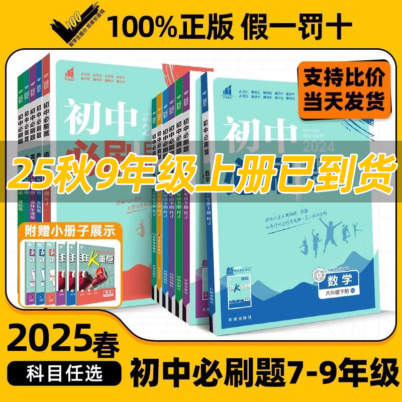 理想树2025版初中同步练习必刷题