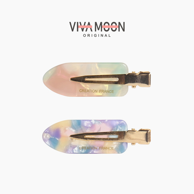 醋酸无痕发夹简约侧边夹夏季碎发夹仙气刘海夹发饰网红鸭嘴夹头饰