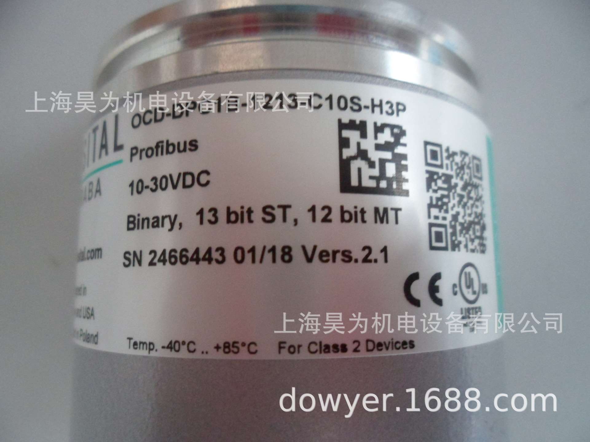 博斯特Posital-Fraba编码器OCD-DPC1B-1213-C10S-H3P 盾构机配件