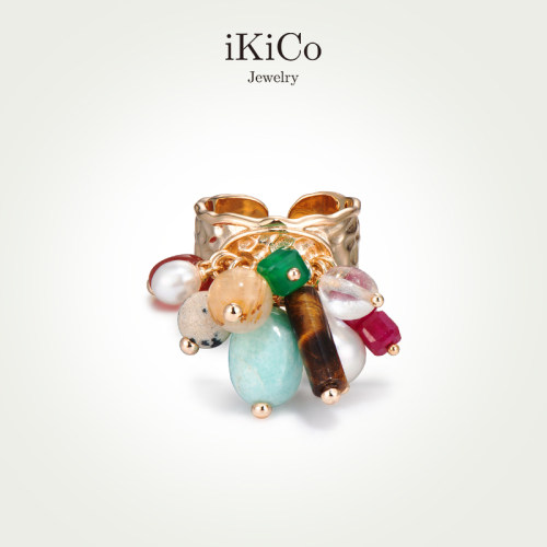 iKiCo万花筒多宝戒指夸张小众女