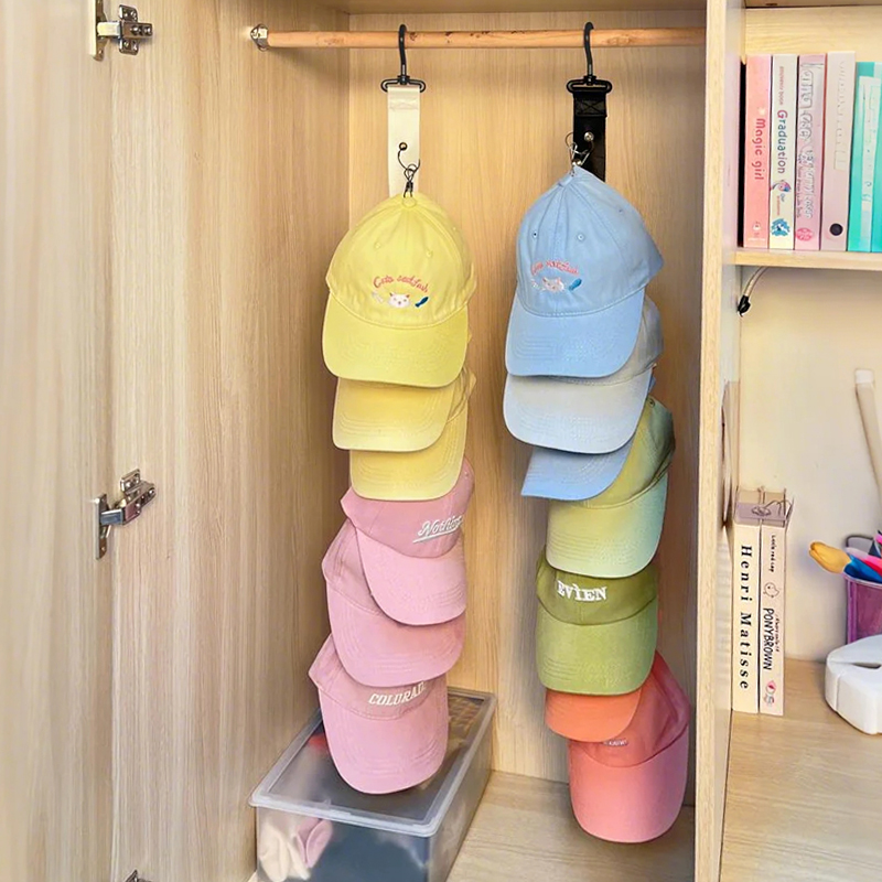 帽子收纳神器上墙挂钩免打孔