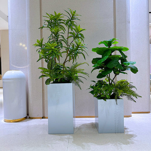 喜语仿真绿植花箱套装喜语