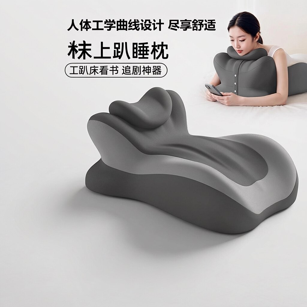多功能趴睡枕垫孕妇记忆棉靠背垫