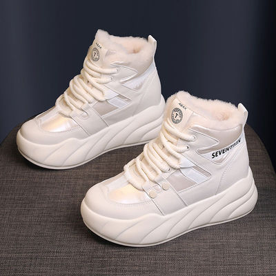 厚底雪地靴女2023冬季新款