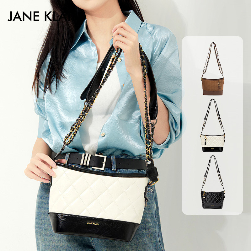 JANEKLAIN小香风菱格链条包
