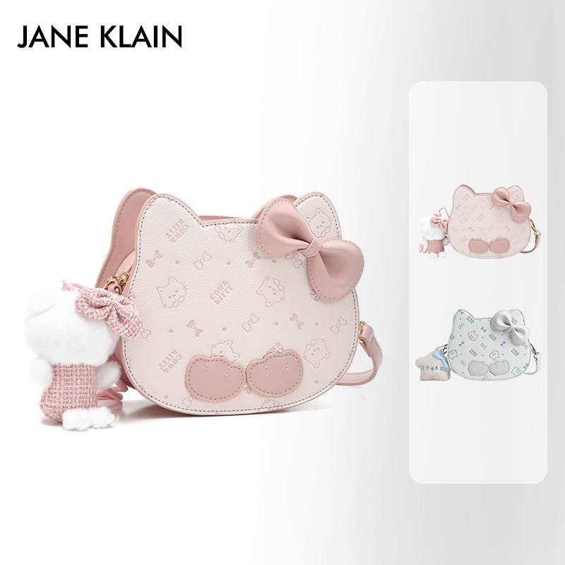 JANEKLAIN可爱猫咪卡通印花女包