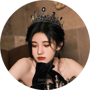 黑色皇冠十八岁生日女王冠皇冠头饰生日超仙结婚头饰18岁2026新款