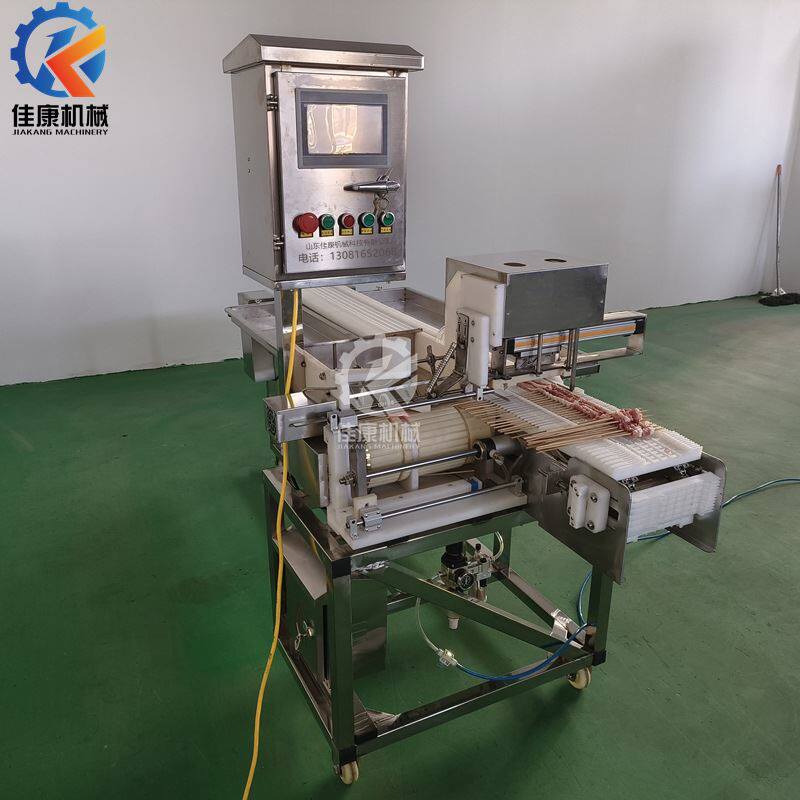 全自动竹笋穿切一体穿串机 大型蘑菇穿串机 手把串穿串设备