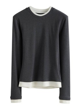 【妮妮推荐】灵芝山羊绒自发热假两件 5597