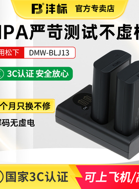 沣标DMW-BLJ31相机电池适用松下LUMIX S1/S1R DMW-BLJ31GK全画幅DC- S1 S1R S1H单反Panasonic备用锂电池配件