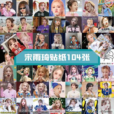 宋雨琦表情包贴纸104张+