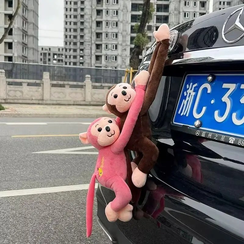 搞笑后备箱玩偶车载卡扣猴子创意吊猴长臂猴挂件车尾装饰车载挂件,汽车用品/电子/清洗/改装,车挂,淘宝优惠券,粉丝福利购,淘宝优惠卷