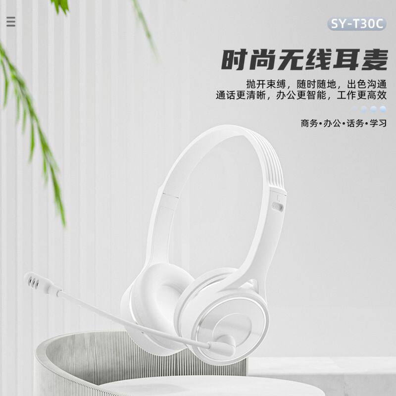 德国进口头戴带式学生无线蓝牙耳机学习办公网课耳机教学商务耳麦