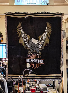 哈雷摩托Harley Davidson风沙发毯 ハーレーダビッドソン