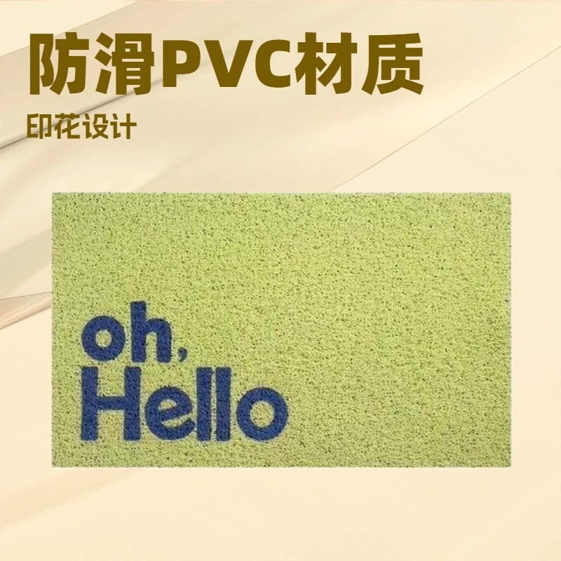 家用丝圈入户门门垫玄关门厅耐脏易打理地毯地垫防滑除尘创意