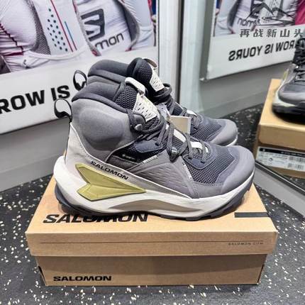 SALOMON萨洛蒙ELIXIR MID GTX 女士中帮防水耐磨防滑秋冬徒步鞋