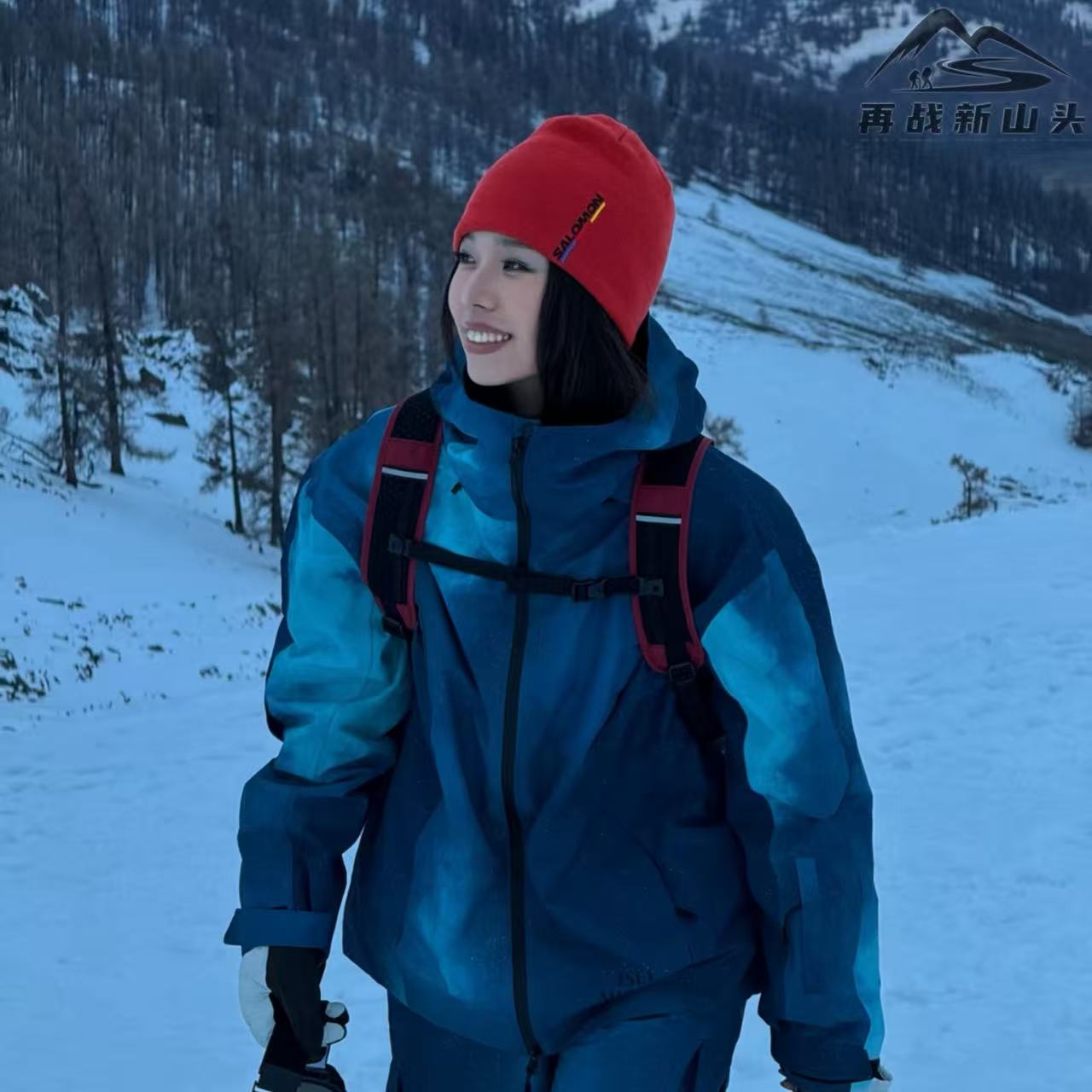 salomon萨洛蒙户外滑雪登山徒步保暖针织帽 SNOWBIRD BEANIE U