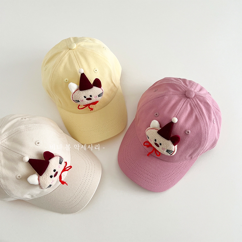 可爱卡通公仔儿童棒球帽早秋新款小学生户外百搭遮阳韩版鸭舌帽子