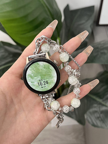 sanD-P华为gt4gt3玻璃珠女款表链