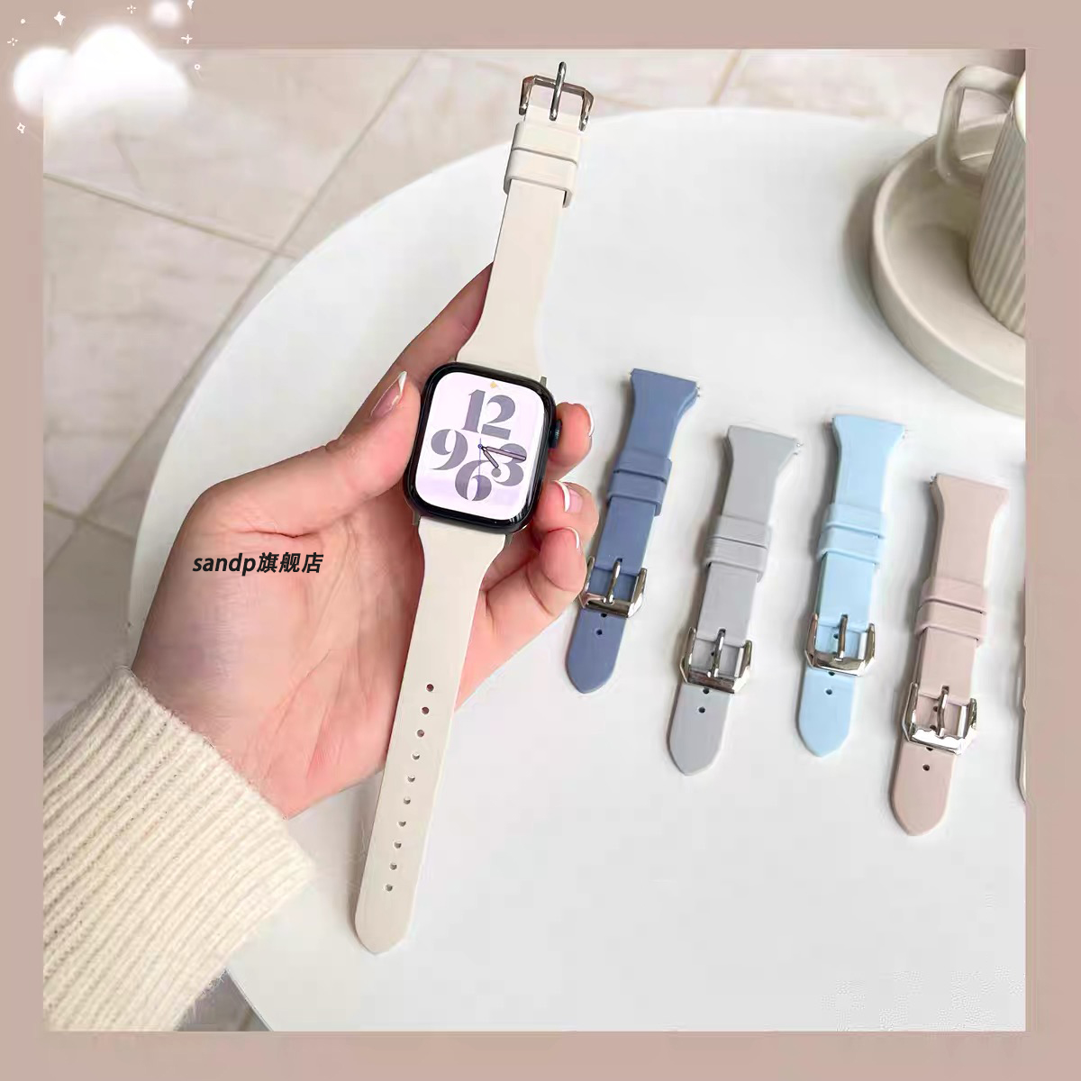 sanD-P红米watch4小蛮腰硅胶表带