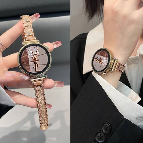 sanD-P华为gt5gt4细款满镶钻表链