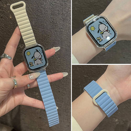 sanD-P红米watch5/4硅胶磁吸表带