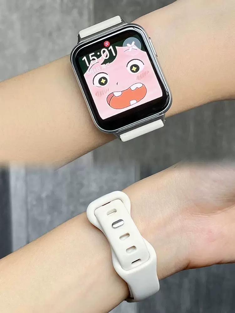 Silicone watch strap, changeable universal bracelet, 46mm