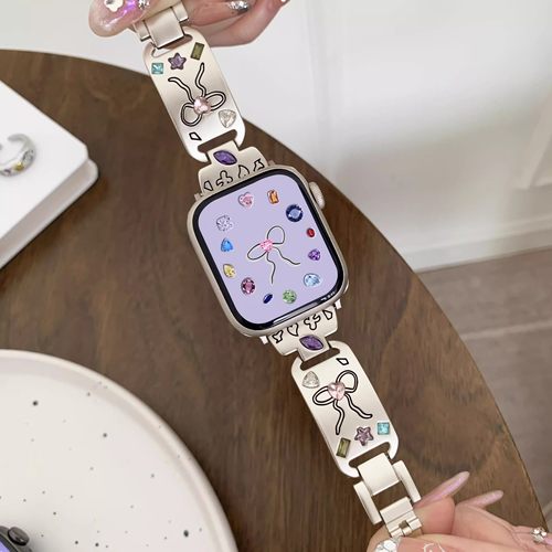 sanD-P红米watch5彩钻蝴蝶结表链