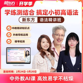 新东方小初高语法精讲视频讲义课件小学初高中英语语法专项训练习中外教精讲语法知识考点巧学语法宝典教材 新东方旗舰店