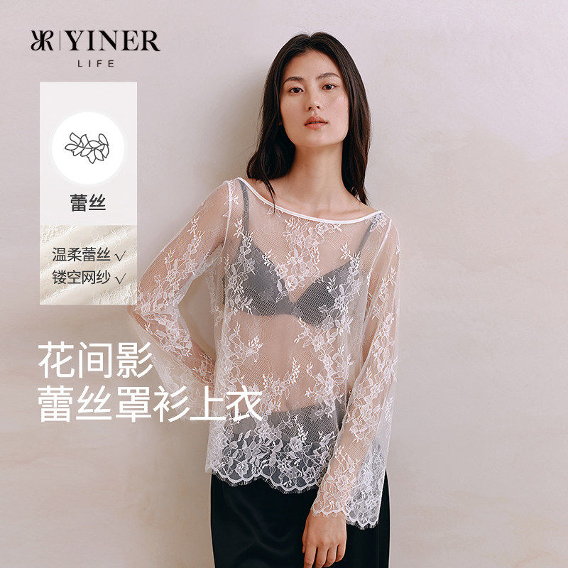 YINER LIFE【花间影】蕾丝衫/雪纺衫