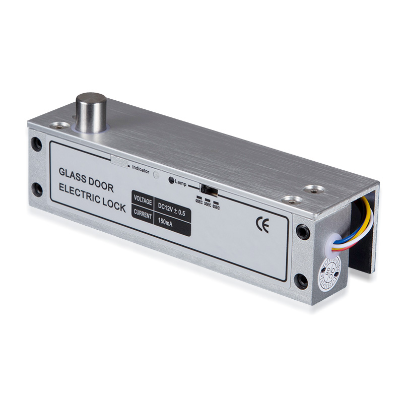 上下无框玻璃门专用电插锁电磁锁延时反馈功能电子门禁系统电锁