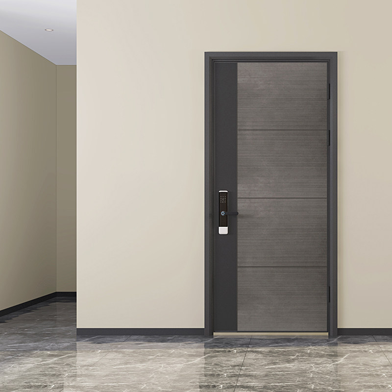 索菲亚木门进户门装甲门套餐双色家用指纹防盗门大门别墅入户门