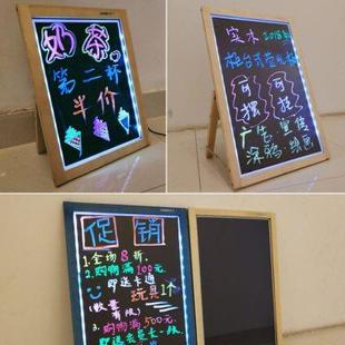 荧光板黑板广告牌led电子发光夜光小牌子吧台写字板挂墙宣传展示