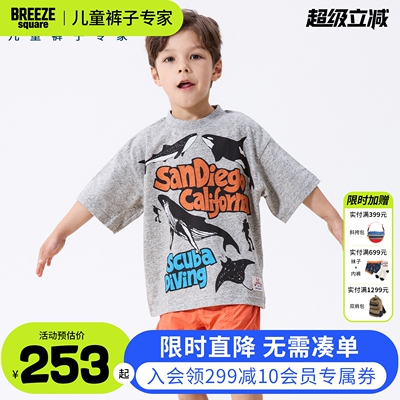 BREEZEsquare高街印花短袖T恤