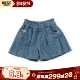 纯棉女宝短裤 专柜同款 BREEZEsquare儿童夏季 裙荷叶花边R223115