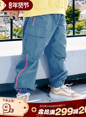 BREEZEsquare专柜同款休闲工装长裤百棉吸湿透气大口袋R121046
