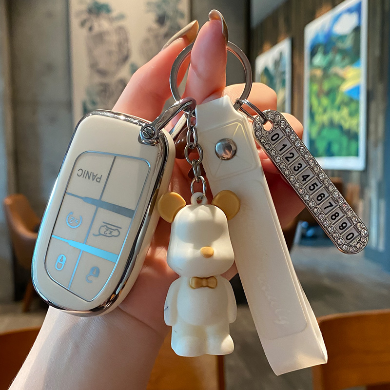 吉普系列汽车钥匙套卡通扣