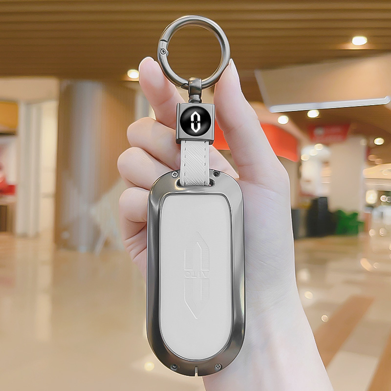 问界系列钥匙套枪色金属壳