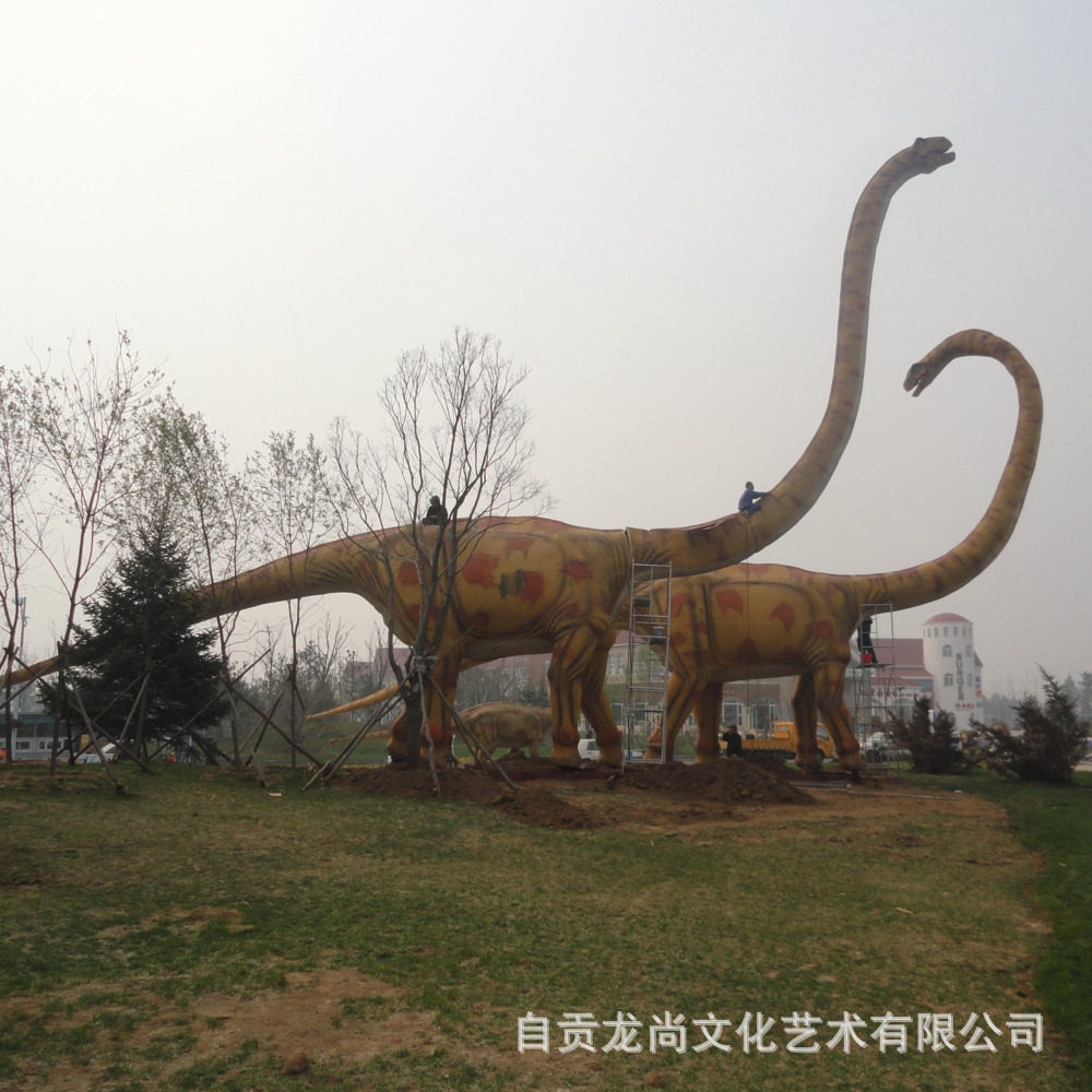 大型仿真恐龙侏罗纪模型电子马门溪龙腕龙雕塑厂家直销图片
