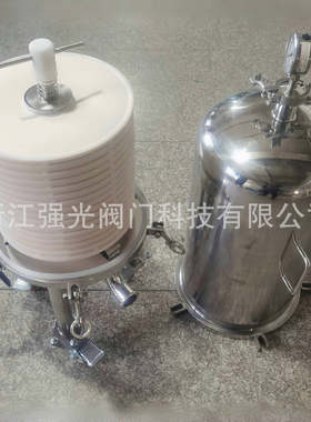 卫生级食品级不锈钢高洁净大流量威士忌葡萄酒清酒膜堆过滤器