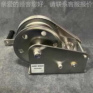 手向摇不绞盘304锈382钢双自锁丝绳绞车升降起重牵引钢手摇绞盘