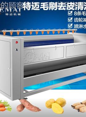 厂全家生产多功能洗白芷清机 自动头去皮机 小型商AJG用半夏磨芋