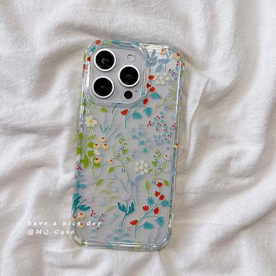 适用于iPhone亚克力小清新手机壳