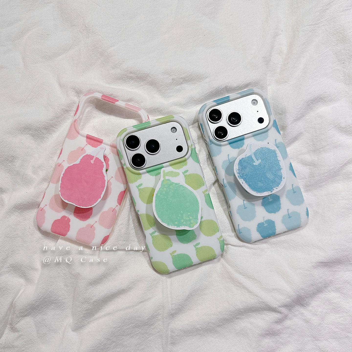 简约彩色多巴胺水果适用苹果17手机壳iPhone17Promax新款16高级感15保护套13硅胶14防摔全包带支架软壳女夏季