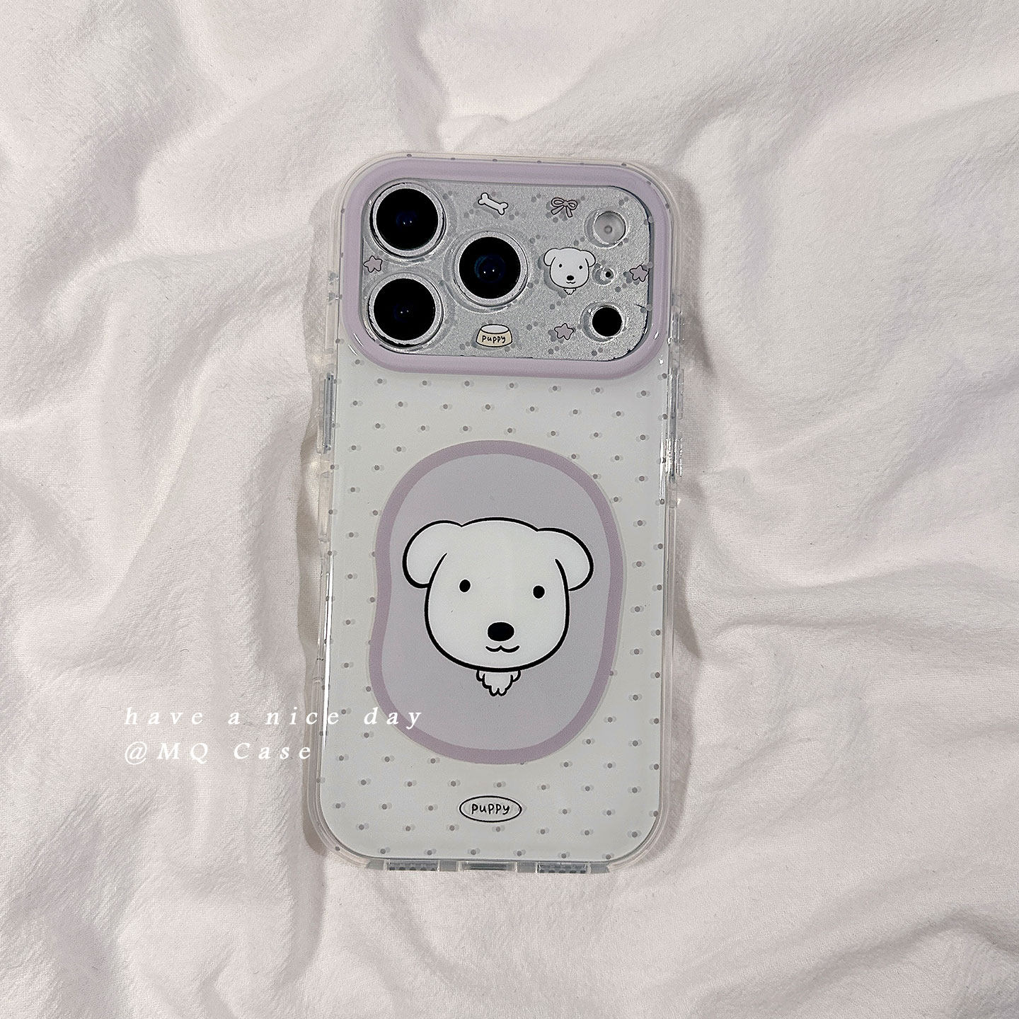 ins风网红小狗卡通适用苹果17手机壳iPhone17Promax新款16高级感15保护套硅胶防摔镜头全包创意女款软壳男生p