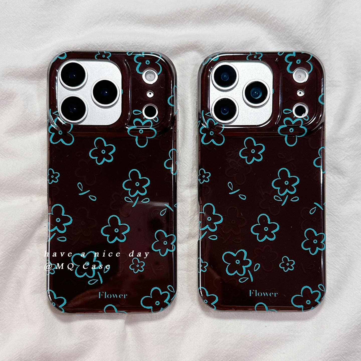 秋冬美拉德风花朵适用苹果17手机壳iPhone17Promax新款16高级感15保护套13硅胶14防摔全包创意女款软壳超薄外