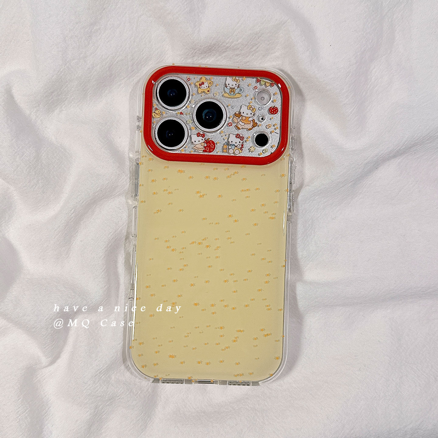 简约小星星适用苹果17手机壳iPhone17Promax新款16高级感15保护套硅胶防摔镜头全包气囊双层创意女款软壳黄色