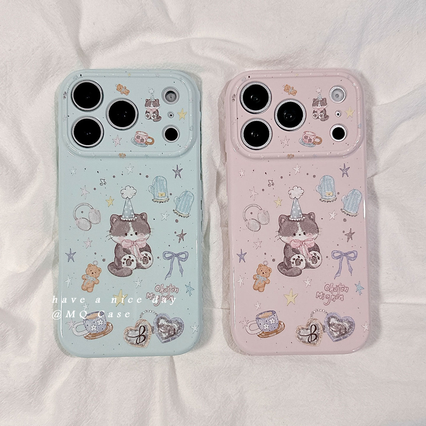 ins简约可爱猫咪适用苹果17手机壳iPhone17Promax新款16高级感15保护套13硅胶14防摔全包创意超薄女款软壳外p