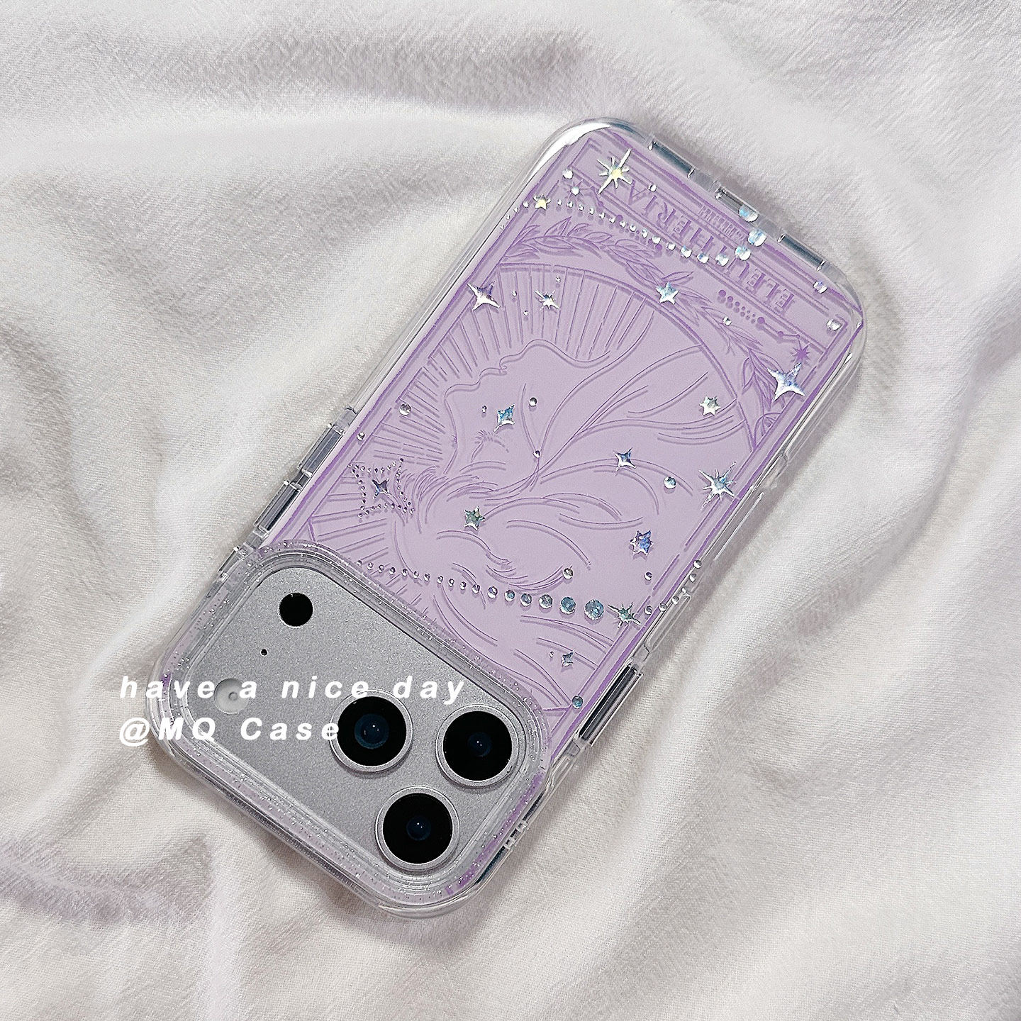 ins风少女心女孩卡通适用苹果17手机壳iPhone17Promax新款16高级感15保护套13硅胶防摔全包创意女款软壳紫色p